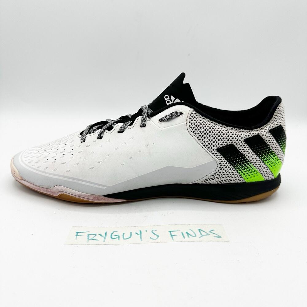 adidas Ace 16.2 Court IN Crystal White/Solar Green/Core Black Men's Size 11